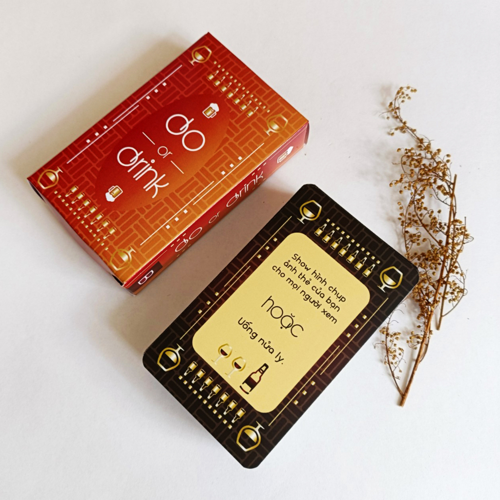 THE KAS - Bộ Bài DO OR DRINK - Thẻ Bài BoardGame 50 lá Thú Vị