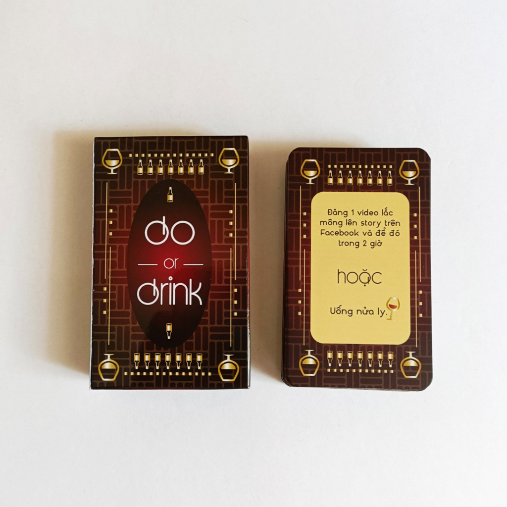 THE KAS - Bộ Bài DO OR DRINK - Thẻ Bài BoardGame 50 lá Thú Vị