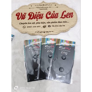 Kim đan vòng ngắn Knitpro Zing 25cm