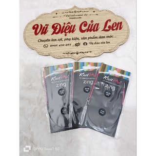 Kim đan vòng ngắn Knitpro Zing 25cm