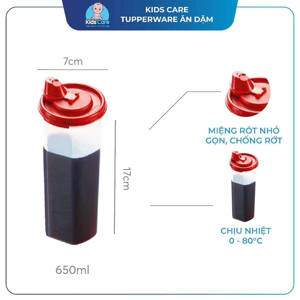 Bình đựng dầu Stor N Pour tupperware