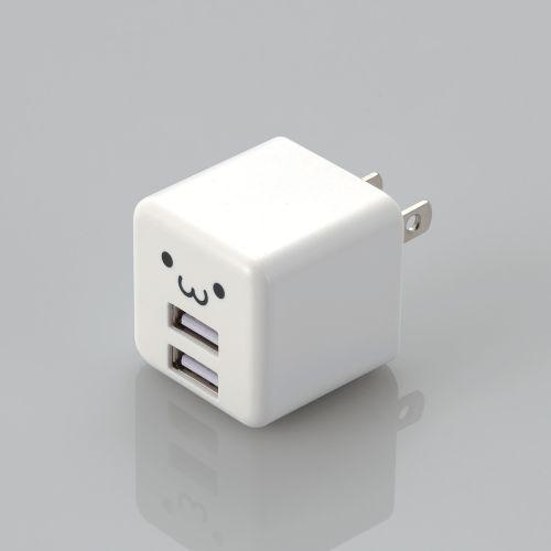 Củ sạc 2 cổng USB-A 12W ELECOM MPA-ACU11