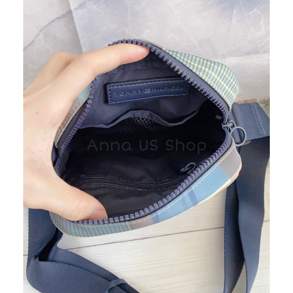 Túi đeo chéo Tommy Hilfiger MADRAS REPORTER BAG màu Madras Print AM09146