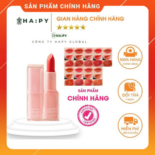 Son sáp HAPY MINIGARDEN - HA:PY VELVET LIPSTICK Son thỏi mềm mịn siêu bền màu đến 8h