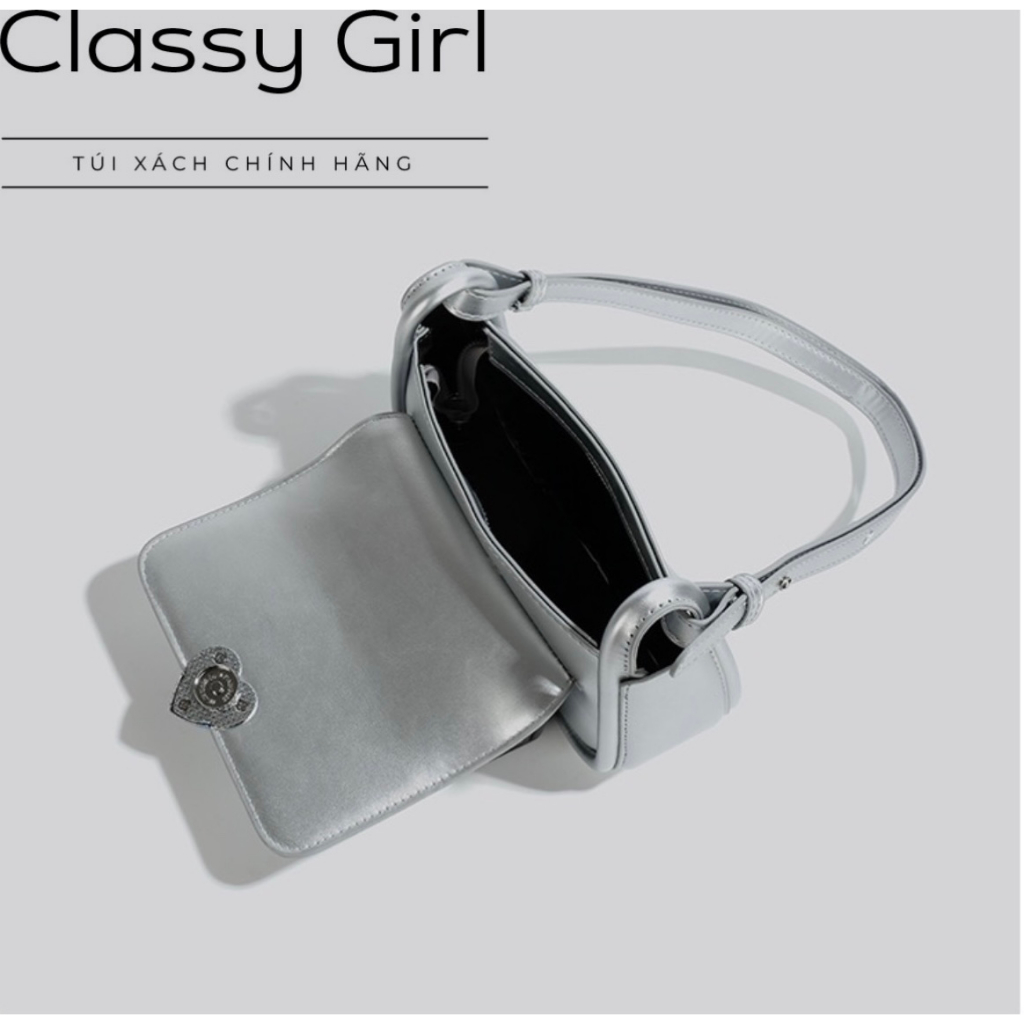 Túi Xách Nữ Đeo Vai,Đeo Chéo Da Trơn CLASSY GIRL