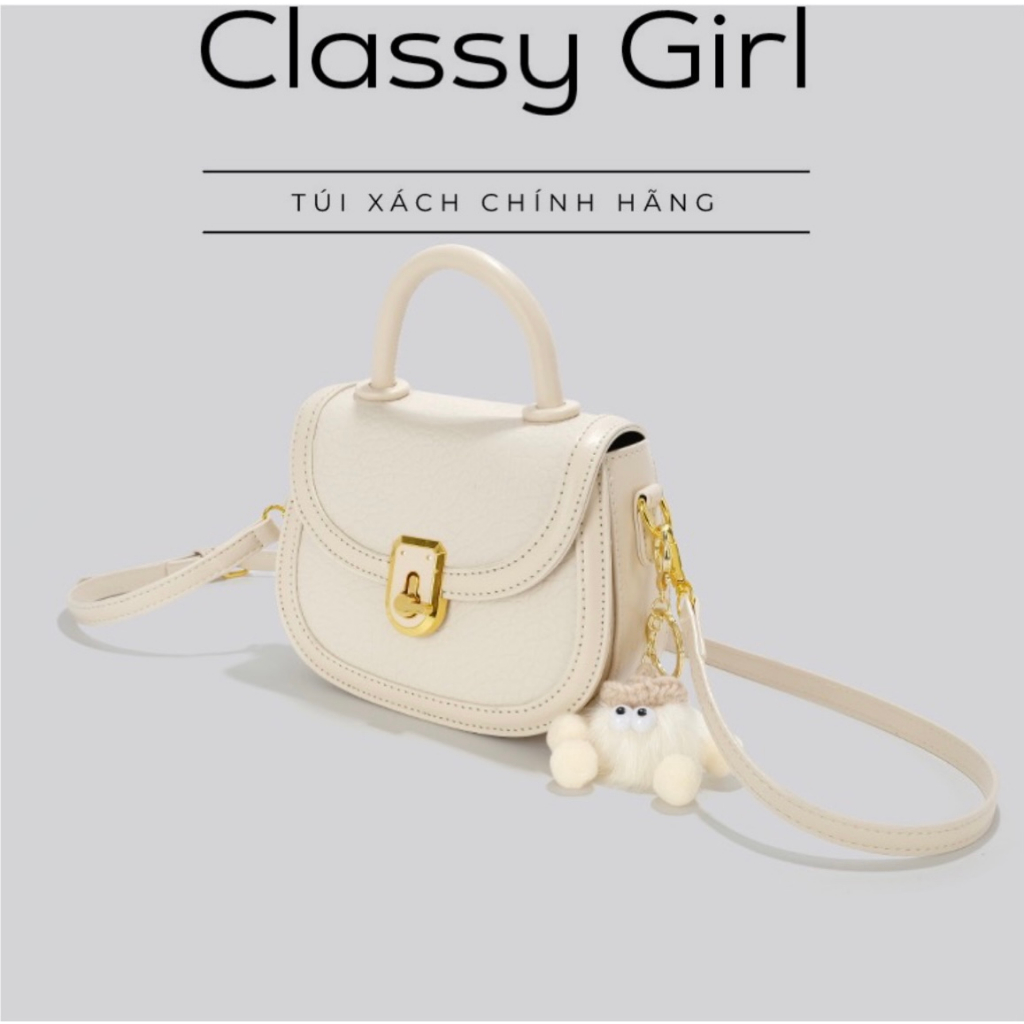 Túi Xách Đeo Chéo Nữ Kèm Gấu CLASSY GIRL
