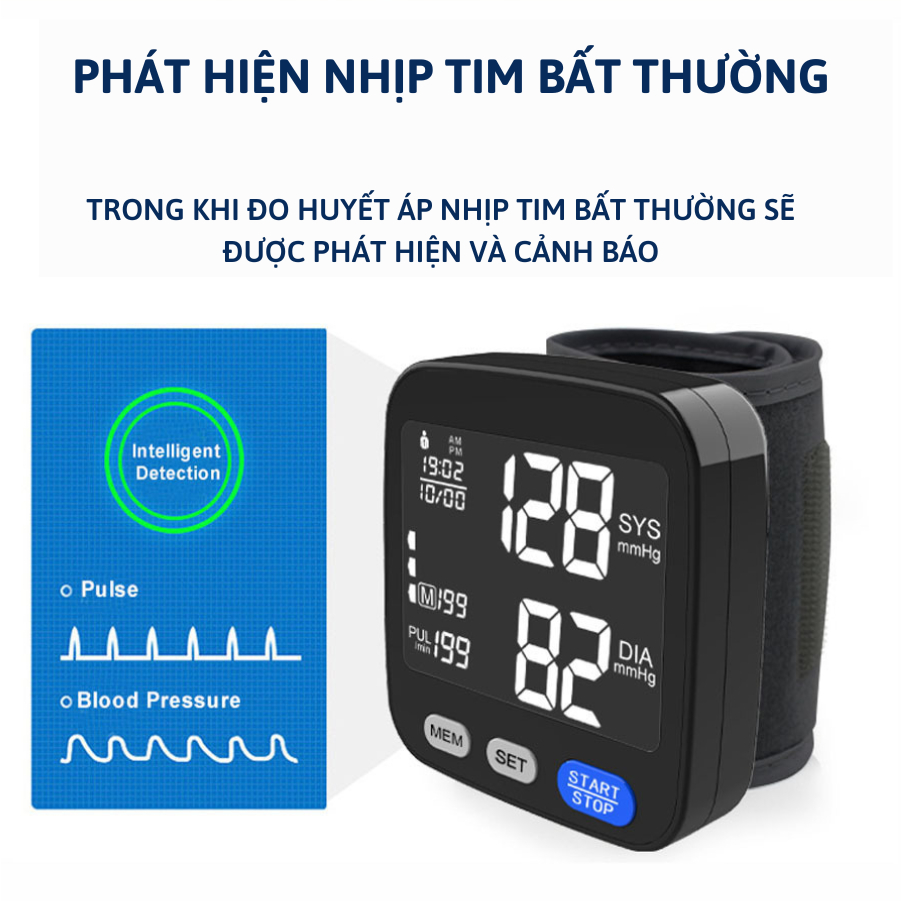 Máy Đo Huyết Áp Cổ tay ALPHAMED U62I