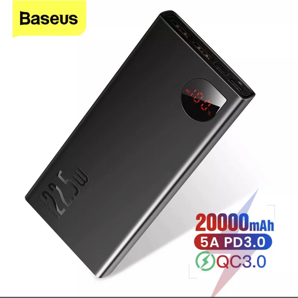 Pin sạc dự phòng sạc nhanh Baseus Super Mini Digital Display Power Bank