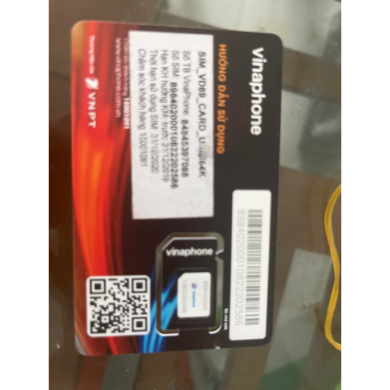 Sim vina nguyên kit có đăng kí chính chủ