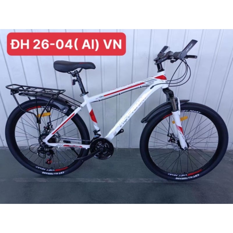(04) Xe đạp địa hình VIỆT NHẬT khung nhôm có bộ số