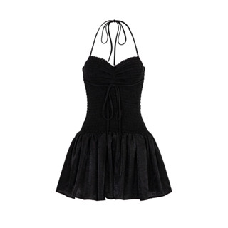 ITSCICICO - Đầm VIVERA đen mocking