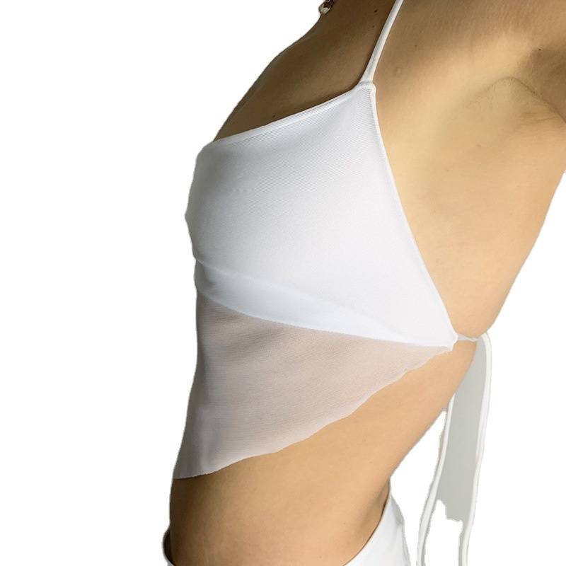 Áo Croptop Hai Dây Màu Trơn Thời Trang Hàn Quốc