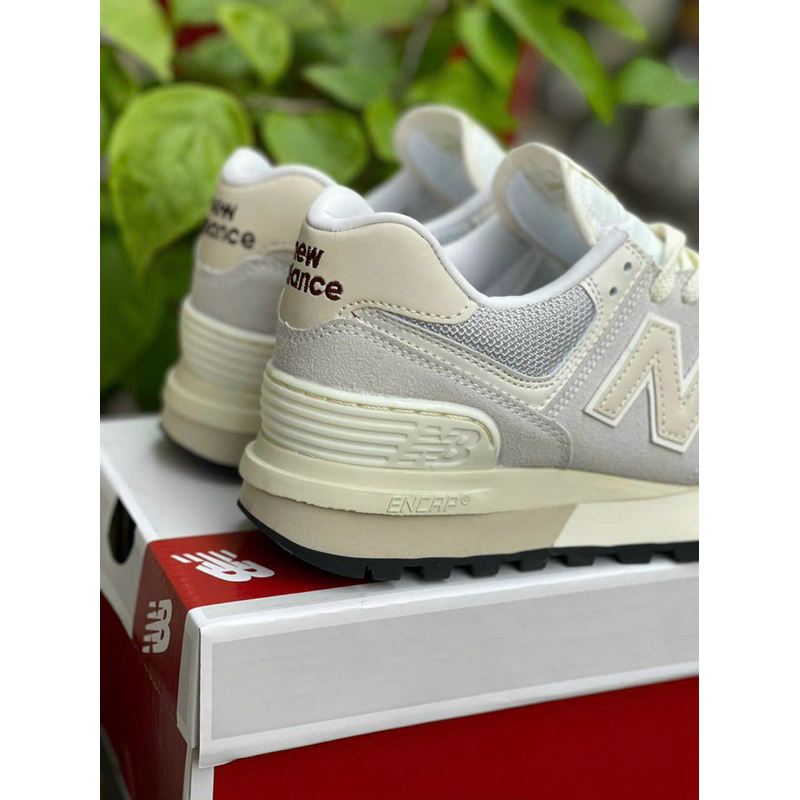Giày NB 574 legacy xám xanh gót vàng, NEW BALENCE NB574 V2 xám trắng, NB 574 legacy nam nữ mẫu mới