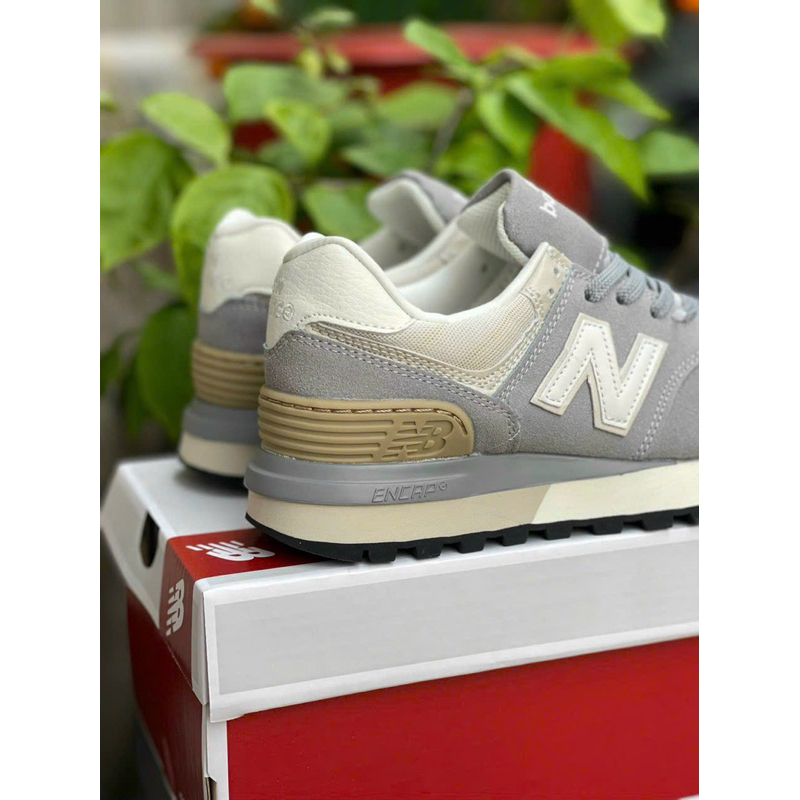 Giày NB 574 legacy xám xanh gót vàng, NEW BALENCE NB574 V2 xám trắng, NB 574 legacy nam nữ mẫu mới