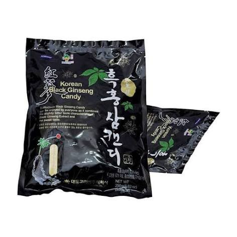 Kẹo Hắc Sâm Daedong Ginseng Hàn Quốc Gói 250g, Tăng Cường Sức Đề Kháng Và Hệ Miễn Dịch
