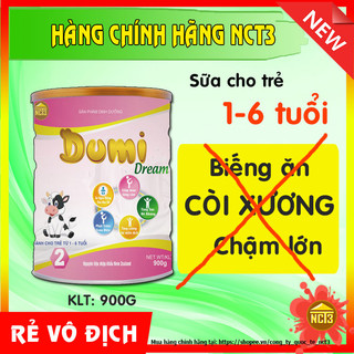 Sữa bột cho trẻ từ 1-6 tuổi dumi dream nct3 cho bé phát triển toàn diện