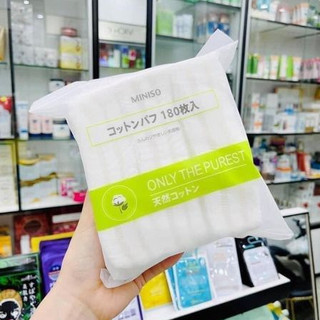Bông tẩy trang Miniso 180 miếng