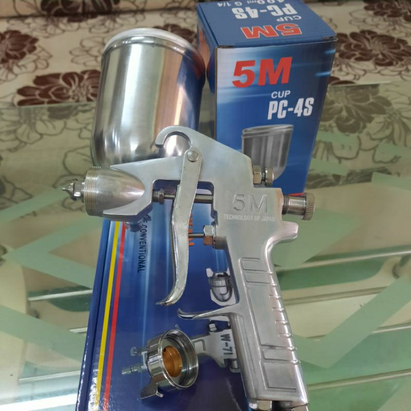 Súng phun sơn 5M model W71 béc 1.3mm