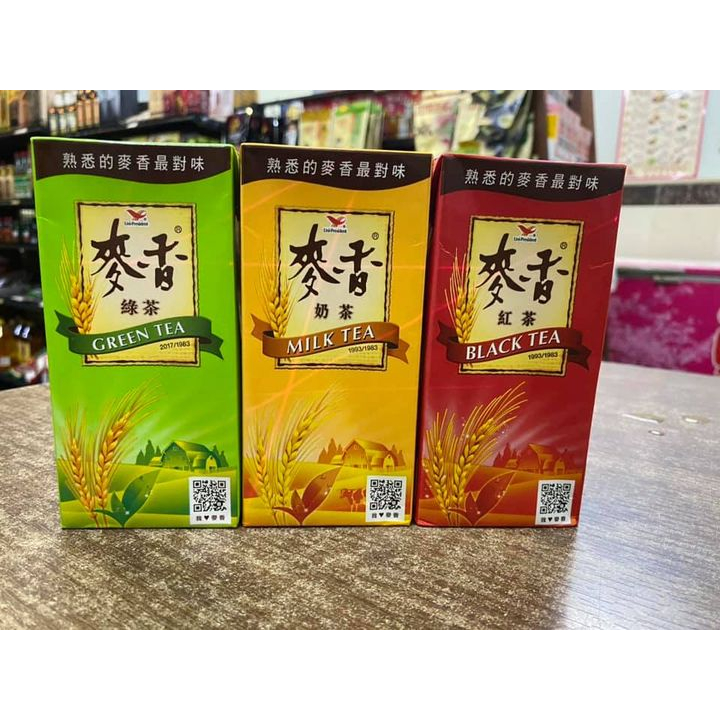 Trà Sữa, Hồng Trà, Trà Xanh Uni 375ml