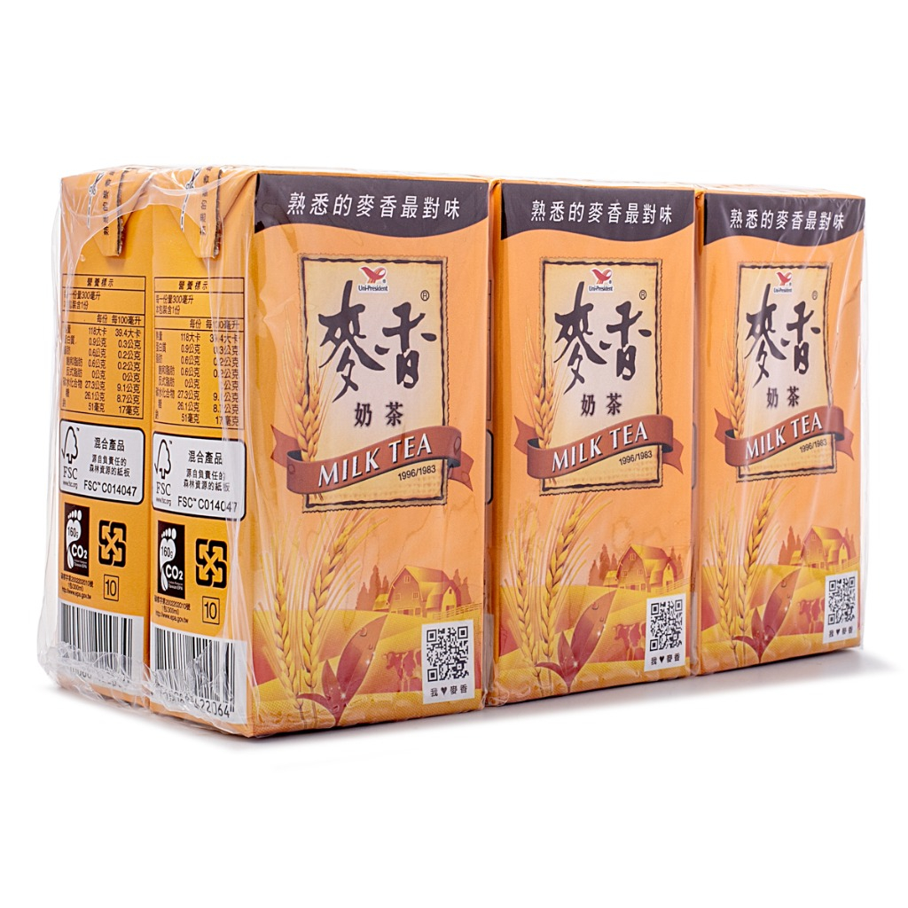 Trà Sữa, Hồng Trà, Trà Xanh Uni 375ml