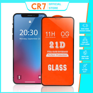 Kính cường lực iIphone 9D-10D-21D 6 6s 7 8 6 plus 6s plus 7 Plus 8 Plus X Xr XsMax 11 12 13 pro 11 12 13 pro max mini 13