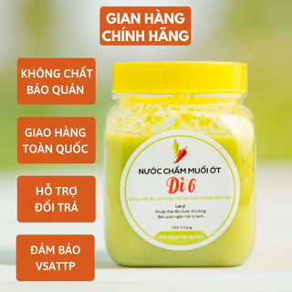 Sốt chấm muối ớt xanh chấm hải sản, chấm gà nướng, gà luộc,...