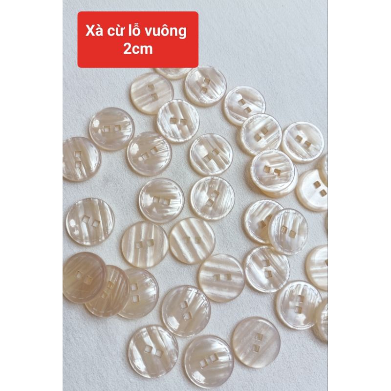 Gói 10 nút áo phom to cho áo vest và  blazer