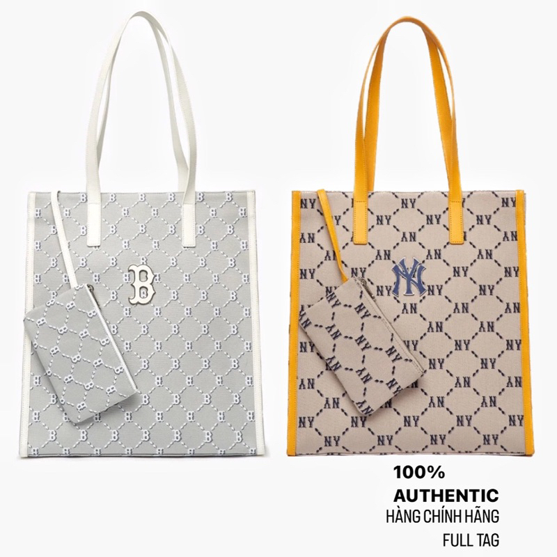 Túi Tote Monogram Diamond Jacquard 3AORM012N [Hàng Chính Hãng]