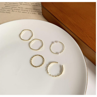 Set 5 nhẫn thời trang