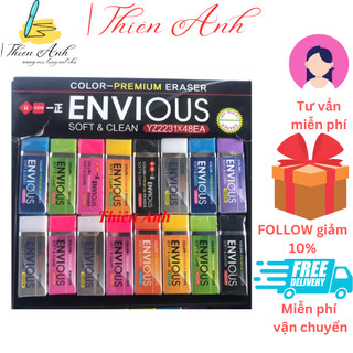 Gôm tẩy bút chì Envious nhiều màu sắc