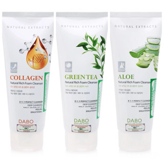 Sữa rửa mặt trắng da sạch nhờn Dabo Foam Cleanser Chính Hãng Hàn Quốc (180ml)