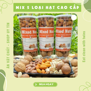 Mix 5 Loại Hạt Dinh Dưỡng 🔥Lựa Chọn Số 1 Cho Mẹ Bầu🔥 Mix Nuts 5 Loại Hạt Nhập Khẩu Cực Tốt Cho Mẹ Bầu 500g