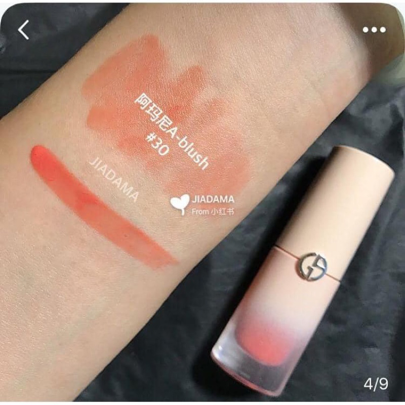Má hồng dạng kem màu 30-cam đào ,GIORGIO ARMANI 2 in 1 làm son + má