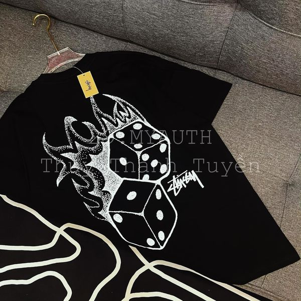 ÁO THUN STUSSY  FIRE DICE BLACK