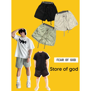[Mirror Quality] - Quần short FEAR OF GOD Nylon Track Shorts GREY,Black,Beige Seventh Collection, quần short FOG
