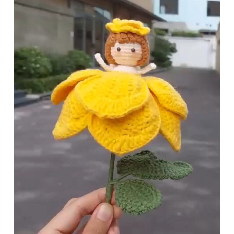 (2 trong 1) Nàng tiên hoa hồng, bông hoa hồng