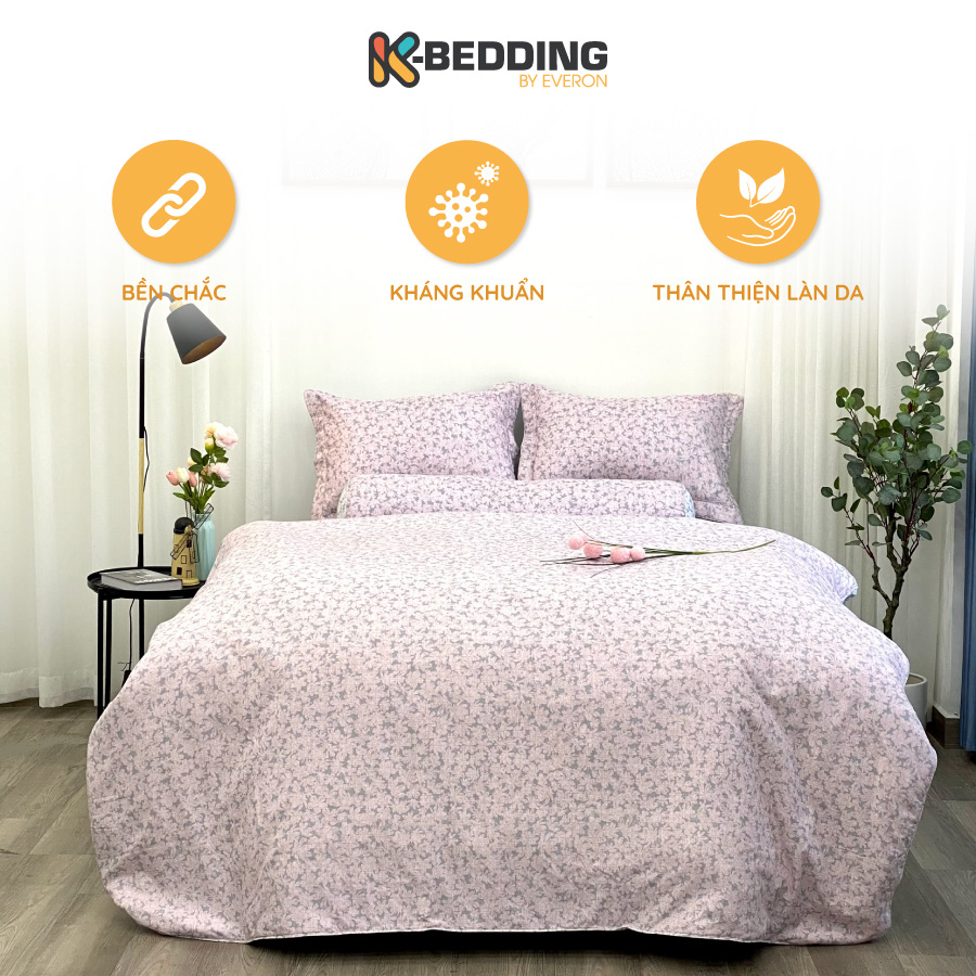 Bộ ga giường và vỏ gối MicroTencel K-Bedding by Everon KMTP113 (4 món)