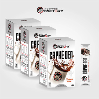 Combo 3 hộp cà phê đen hòa tan The Coffee Factory