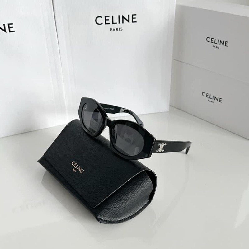 Kính râm LISA dáng bầu mắt xếch-Kính mát thời trang tròng UV400