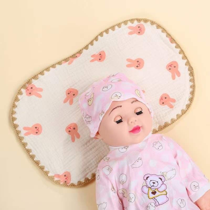 Gối xô cho bé gối dành cho trẻ sơ sinh Ếch xanh kids mềm mại thấm thút mồ hôi