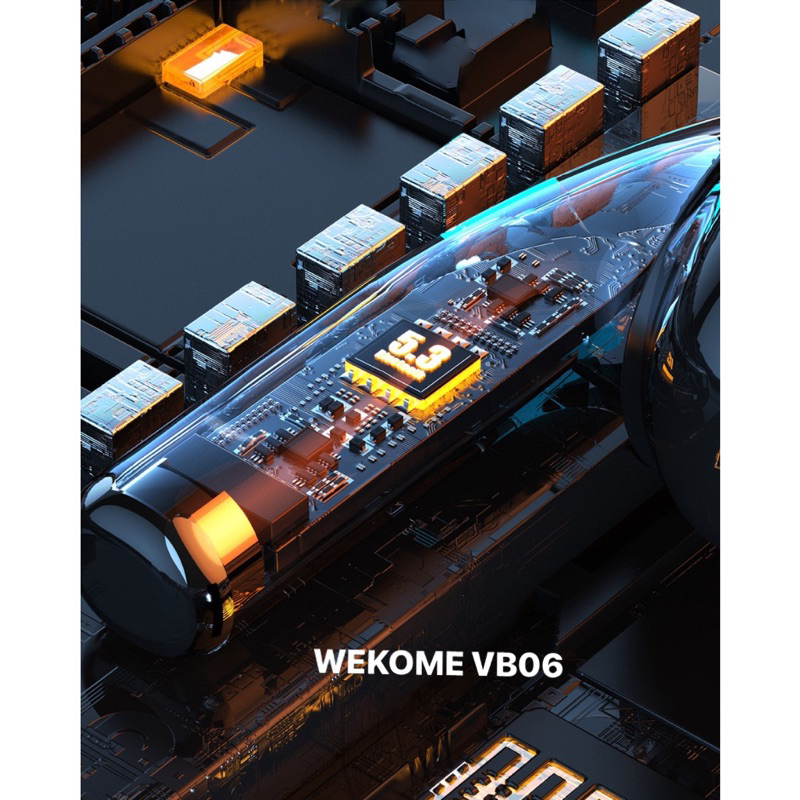 Tai Nghe Gaming Bluetooth WEKOME VB06 Nhét tai 2  bên