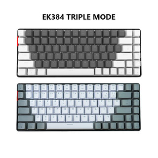 Bàn phím cơ e-dra ek384 triple mode 84 phím led rgb switch e-dra