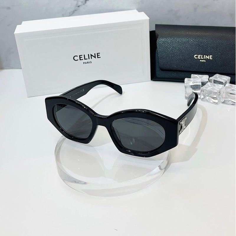 Kính râm LISA dáng bầu mắt xếch-Kính mát thời trang tròng UV400