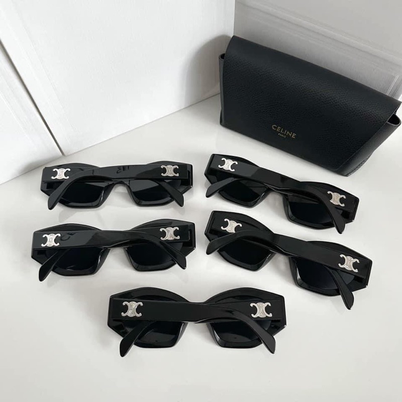 Kính râm LISA dáng bầu mắt xếch-Kính mát thời trang tròng UV400