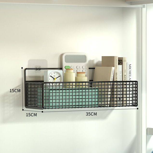 Kệ Lưới Đựng Đồ Hình Chữ Nhật Dán Tường Làm Bằng Chất Liệu Thép Sơn Tĩnh Điện Không Rỉ, Siêu Chắn Chắn và Tiện Lợi
