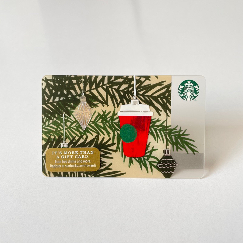 0620B THẺ STARBUCKS NHỰA US A RED CUP, thẻ có trầy (thẻ đã sử dụng, dùng để sưu tầm)