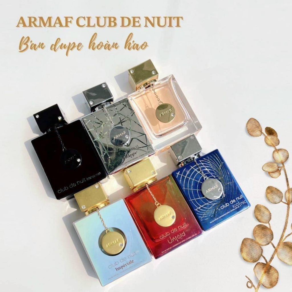 ĐỦ LOẠI - NƯỚC HOA  ARMAF CLUB DE NUIT EDP 105ML - LAMII BEAUTY