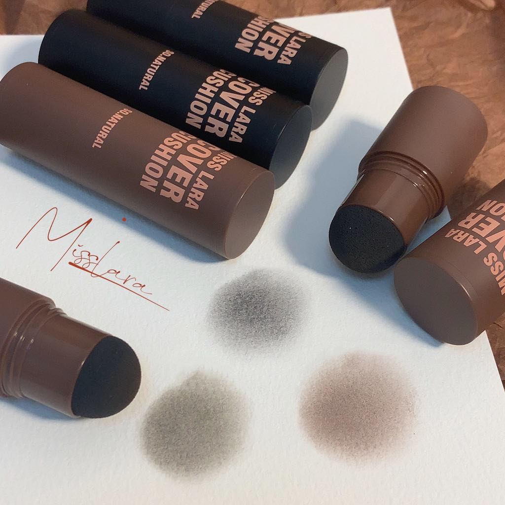 Phấn che hói tóc che mái bò liếm tóc phấn phủ chân mày Miss Lara tặng kèm khung định hình chân mày