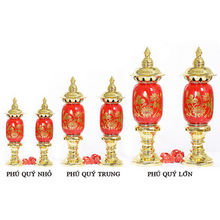 Đèn Thờ PHÚ QUÝ [ Bộ 2 cái]  ( Tiểu - Trung - Đại)