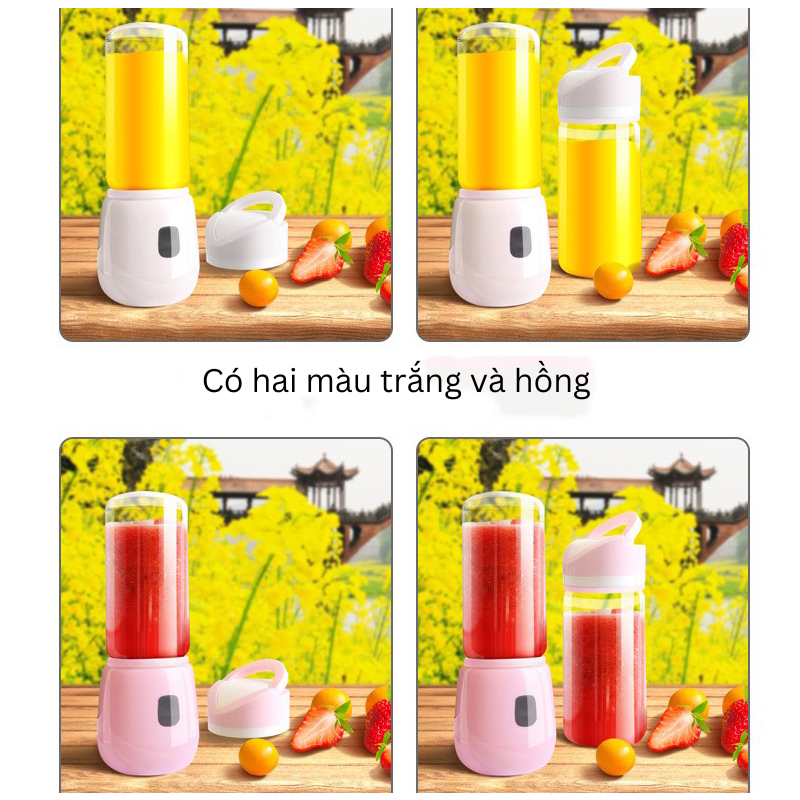 Máy xay sinh tố cầm tay đa năng mini kanchi 6 lưỡi dao